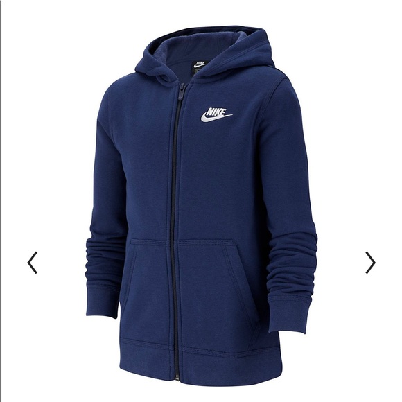 Nike Sportswear Club Big Kids' Full-Zip Hoodie - Picture 2 of 6